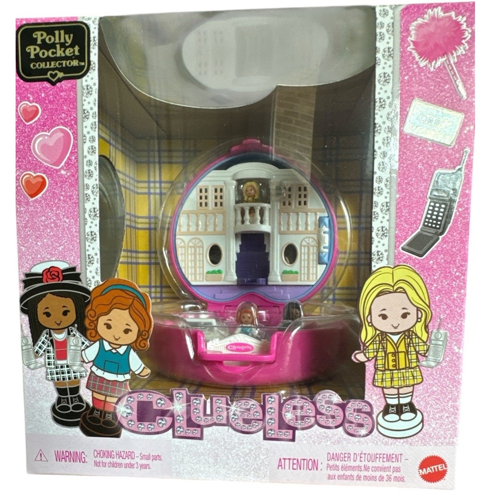 Clueless Polly Pocket Compact Playset - Picture 2 of 7
